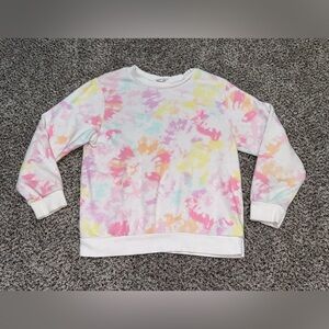 H&M tie dye sweatshirt with heart